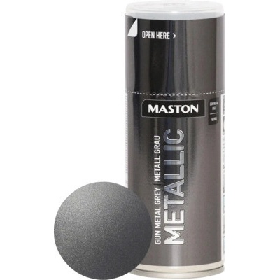 Maston Metallic tmavo sivá 150 ml