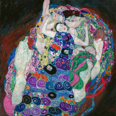 Plagát, Obraz - The Virgin (1913), Gustav Klimt, 40 × 40 cm