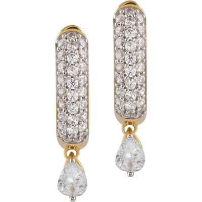 Guess Třpytivé náušnice s krystaly Nuances JSBE04506JWYGT/U