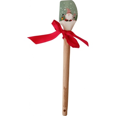 ALVARAK Stierka kuchynská 21 cm, silikón/drevo, santa