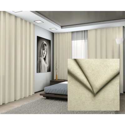 Hotový záves ENJOY s tunelíkom, smotanový č. 1, 145 x 245 cm