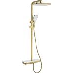 Inter Ceramic Термостатна душ система 6703, регулируем, четкано злато (6703brushgold)
