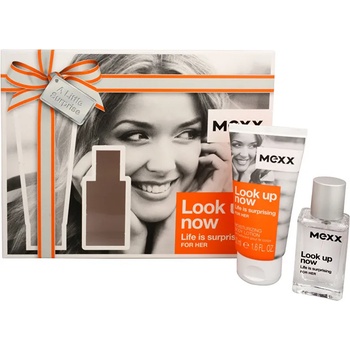 Image 1 of Mexx Look Up Now For Her Подаръчен комплект, Тоалетна вода 15ml + Мляко за тяло 50ml, Жени