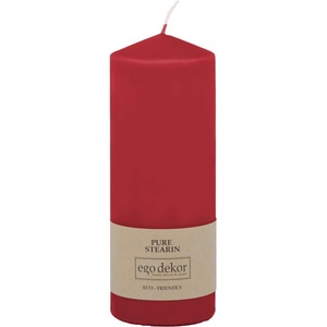 Ego dekor Червена свещ Връх, време на горене 50 h Eco - Eco candles by Ego dekor (ZBC-3771035)