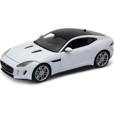 Welly Jaguar F Type Coupe model bílá 1:24