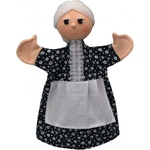 Moravská ústředna Brno Кукла за театър Moravska ustredna Brno - Баба, 27 cm (22539A) - baby