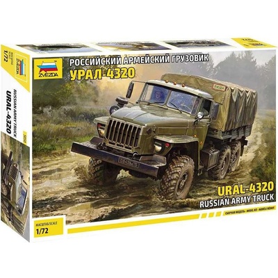 Zvezda Model kit military 5050 URAL-4320 Truck 1:72