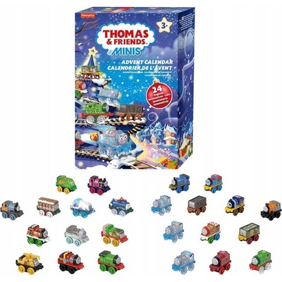 Tomáš a přátelé Minis Adventní kalendář 24 mašinek, Mattel HWB49 – Sleviste.cz