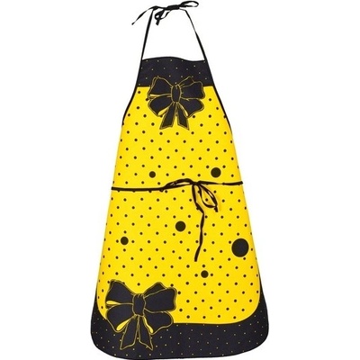 Forbyt Zástěra kuchyňská Madam žlutá