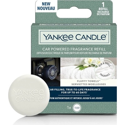 Yankee Candle Náplň do difuzéra do zásuvky auta Car Powered Fluffy Towels