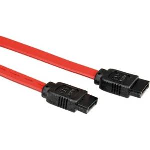Roline Кабел Roline 11.99. 1555, SATA I 1.5Gb/s към SATA I 1.5Gb/s, 0.5m, червен (11.99.1555)
