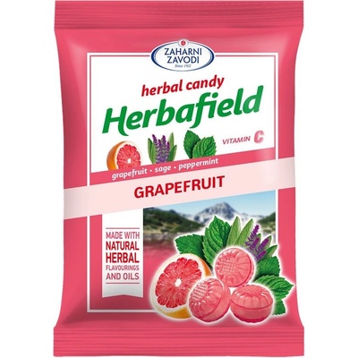 Herbafield Bylinné bonbóny s grapefruitem 75 g