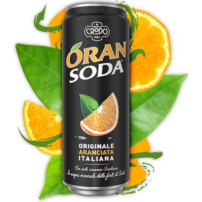 Oransoda Sýtený nealkoholický nápoj 330 ml