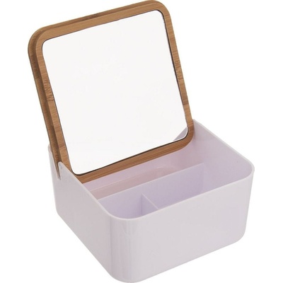 Orion domácí potřeby Dóza kosmetická se zrcadlem WHITNEY