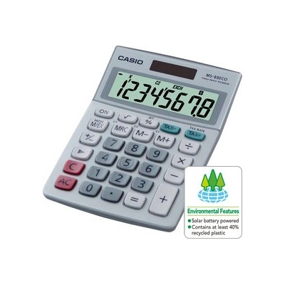 Casio MS 88 ECO kalkulačka 4971850185727