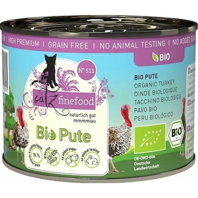 Catz finefood Bio No.511 s morčacím mäsom 200 g