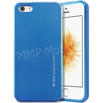 Pouzdro Goospery Mercury i-Jelly Apple iPhone 5 / 5S Modré