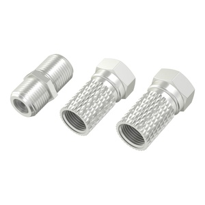 Hama Комплект адаптери за сателитен приемник, 2 x F-Plugs and F-Sockets (00305119)
