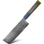 HARAHU Дамаски кухненски нож YO-37567 - Nakiri / Многоцветен KP37567
