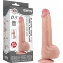 LoveToy King Sized Sliding Skin Dual Layer Dong 11.5" Flesh