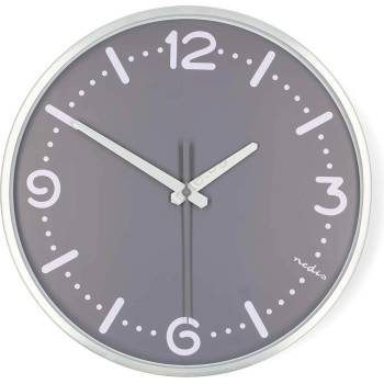 Image 1 of Nedis CLWA3226SS - Стенен часовник Ø 30, 5 см, 1xAA, матов хром (NE0815)