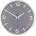 Nedis CLWA3226SS - Стенен часовник Ø 30, 5 см, 1xAA, матов хром (NE0815)