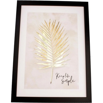 Obraz na plátně Gold leaf, 40 x 50 cm