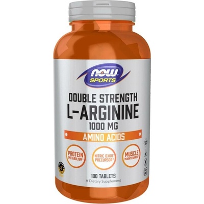 Now Foods L-Arginine 1000 mg Double Strength 180 tabliet
