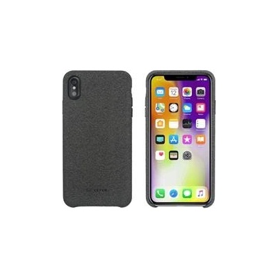 Pouzdro SoSeven Premium Gentleman Fabric iPhone XS Max šedé