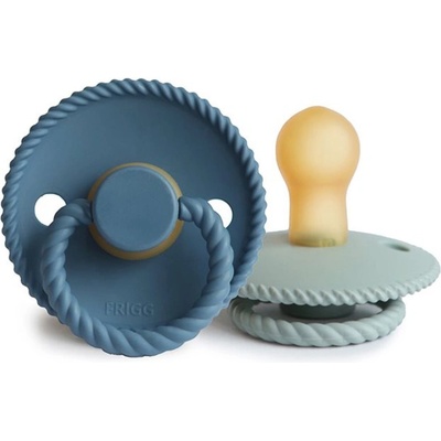 FRIGG Round Latex Ocean View/Sage биберон Size 1 2 бр