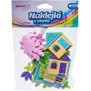 Brewista Foam stickers flowers and cottages 40pcs