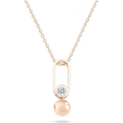 Biju Pozlacený řetízek 14k zlatem s přívěskem a zirkonem 3001452