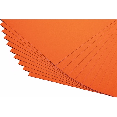 Barevné papíry oranžové 20 listů A4 130 g