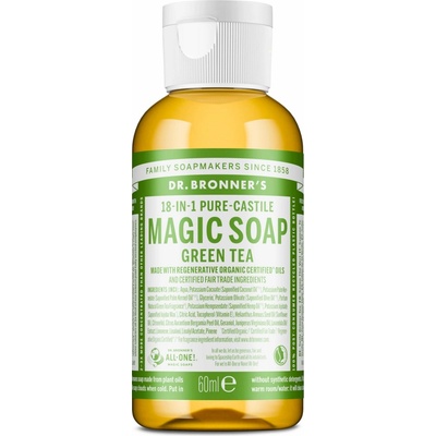 Dr. Bronner's 18in1 Pure Castile magic soap green tea 60 ml