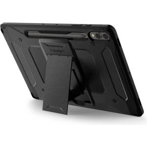 Spigen Противоударен Калъф за Samsung Tab S10 Plus/ S9 Plus 12.4", Spigen Tough Armor Pro Case, Черен (ACS06835)