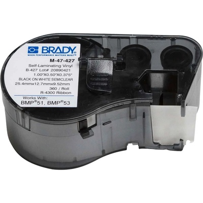 Brady M-47-427 / 131589, етикети 12.70 mm x 25.40 mm (M-47-427)