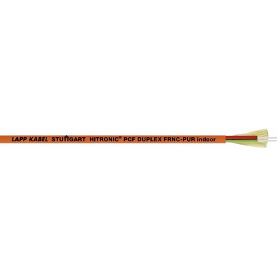 Lapp 28320702/100 skleněné vlákno Hitronic PCF 200/230 µ Duplex 100m oranžový