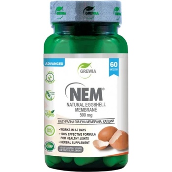 Grewia NEM - Natural Eggshell Membrane 500 mg [60 капсули]