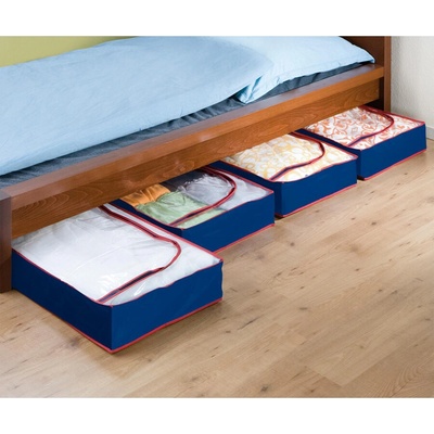 WENKO Úložný box, 4 ks š 45 × v 15 cm