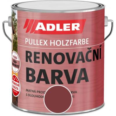 Adler Česko Renovační Barva na dřevo 2,5 l červená