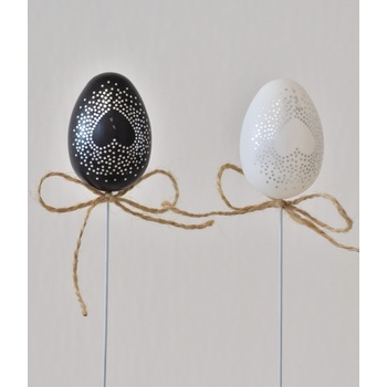 Lepaso Plastová vajíčka na špejli, s/6, 6 cm