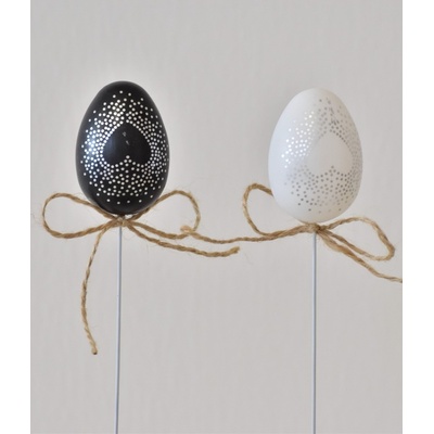 Lepaso Plastová vajíčka na špejli, s/6, 6 cm