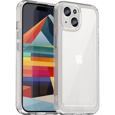 Gigapack iPhone 15 GIGAPACK Силиконов протектор за телефон, удароустойчив, прозрачен заден капак, полупрозрачен GP-146720 (GP-146720)