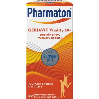 Pharmaton Geriavit Vitality 50+ 100 kapsúl