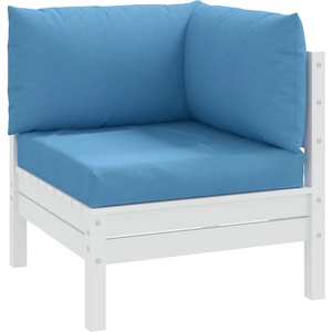 vidaXL Палетни възглавници, 3 бр, меланж сини, плат (4002656)