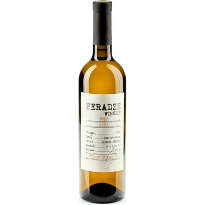 Peradze Winery Kisi gruzínské polosuché bílé 2022 14,5% 0,75 l (holá láhev)