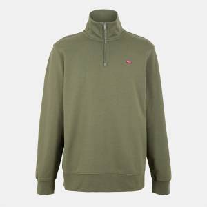 Levi's Блуза Levis Quarter Zip Sweatshirt - Moss Olive