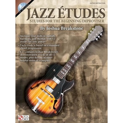 JAZZ ETUDES FOR THE BEGINNING IMPROVISER + CD / kytara – Hledejceny.cz