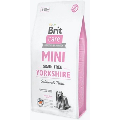 Brit Mini Grain Free Yorkshire - със сьомга и риба тон, за йоркширски териер 2 кг