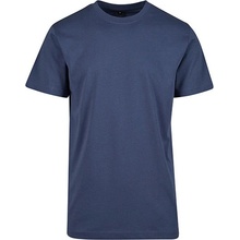 Build Your Brand pánské tričko s kulatým výstřihem BY004 Vintage Blue